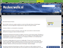 Tablet Screenshot of moskeezwolle.nl